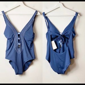 New BECCA Swim plunge one piece